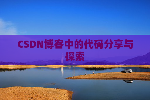CSDN博客中的代码分享与探索
